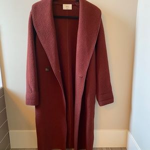 WILFRED Dark Red Wool Jacket